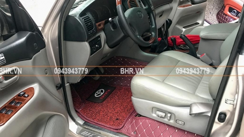 Thảm lót sàn 5D 6D Toyota Land Cruiser giá gốc tận xưởng, bảo hành trọn đời